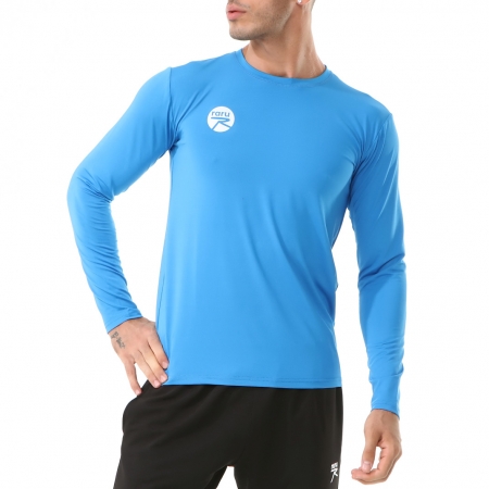 Uzun Kollu T-Shirt VIVUS MAVİ - 1