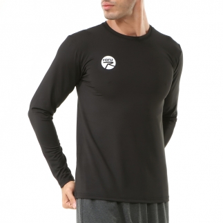 Uzun Kollu T-Shirt VIVUS SİYAH - RARU
