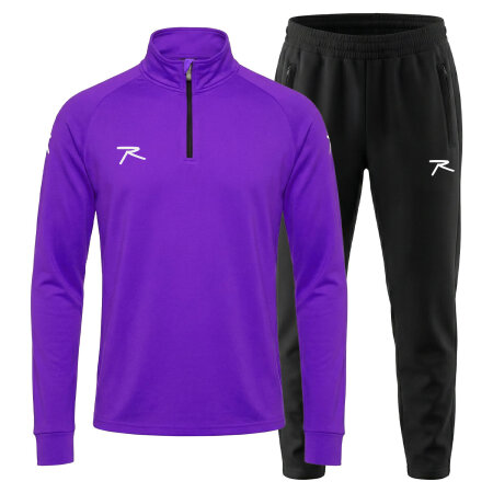 Raru Erkek Yarım Fermuarlı Eşofman ALTUS MOR - 1