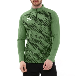 Yarım Fermuarlı Sweatshirt DIGNUS HAKİ - RARU
