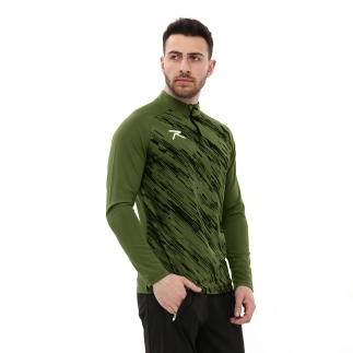 Yarım Fermuarlı Sweatshirt DIGNUS HAKİ - RARU (1)