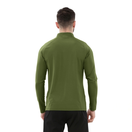 Raru Erkek Yarım Fermuarlı Sweatshirt DIGNUS HAKİ - 4