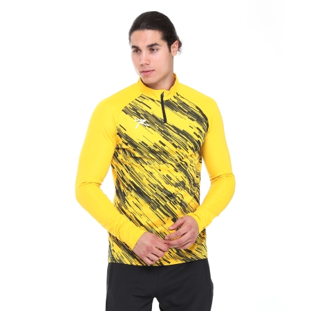 Yarım Fermuarlı Sweatshirt DIGNUS SARI - 2
