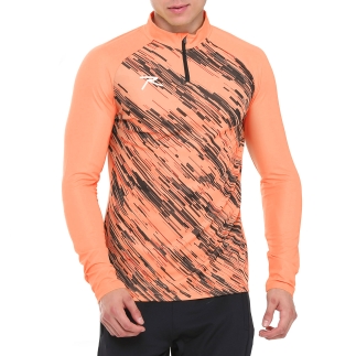 Raru Half-Zip Sweatshirt DIGNUS SALMON - RARU