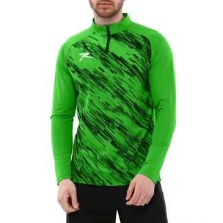 Yarım Fermuarlı Sweatshirt DIGNUS YEŞİL - RARU