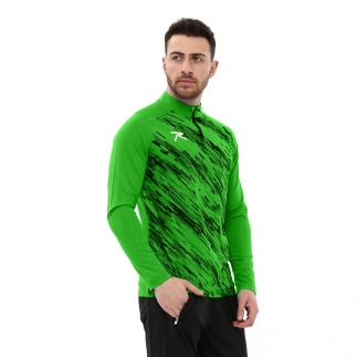 Yarım Fermuarlı Sweatshirt DIGNUS YEŞİL - RARU (1)
