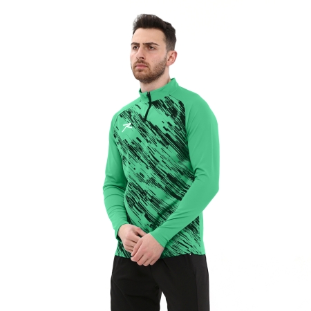 Yarım Fermuarlı Sweatshirt DIGNUS YEŞİL - 3