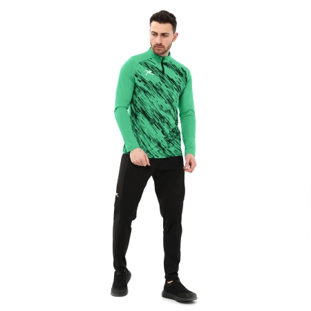 Yarım Fermuarlı Sweatshirt DIGNUS YEŞİL - 5