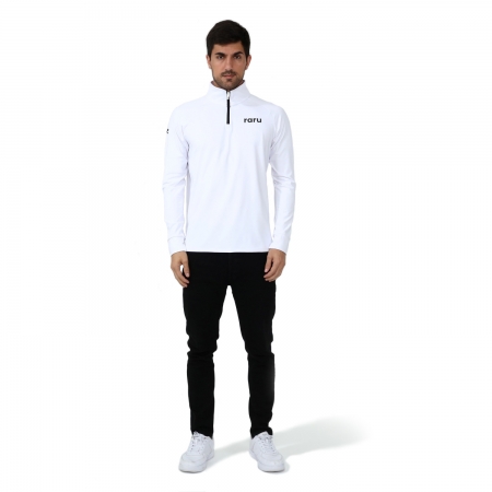 Yarım Fermuarlı Sweatshirt VITA BEYAZ - 5