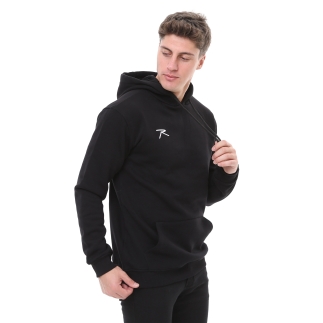 Pamuklu Kapüşonlu Kalın Basic Sweatshirt LEPIDUS SİYAH - RARU (1)
