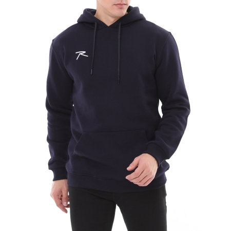 Pamuklu Kapüşonlu Kalın Basic Sweatshirt LEPIDUS LACİVERT - 1