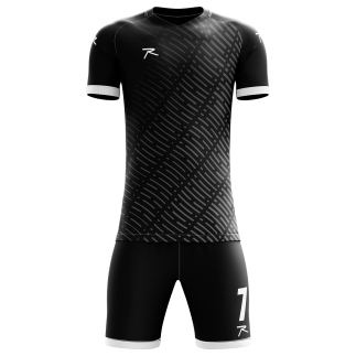 Raru Interlock Jersey Set Black - RARU