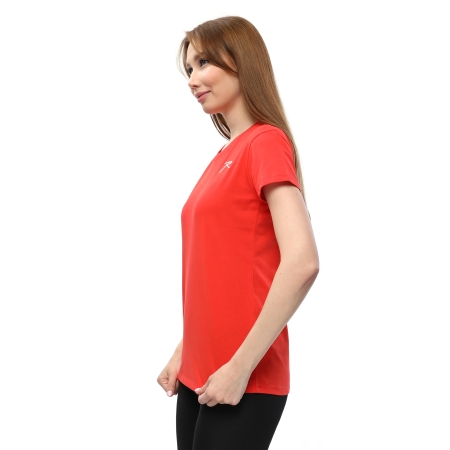 Raru Kadın %100 Pamuk T-Shirt MULIER KIRMIZI - 3