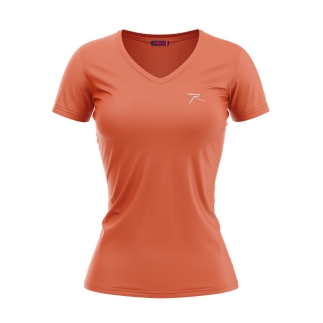 Raru %100 Cotton T-Shirt MULIER Orange - RARU
