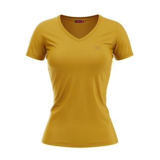 Raru Kadın %100 Pamuk T-Shirt MULIER SARI - RARU