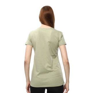 Raru Kadın %100 Pamuk T-Shirt MULIER YEŞİL - 4
