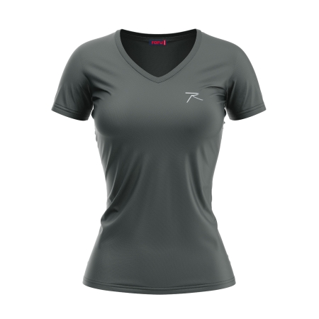 Kadın %100 Pamuk T-Shirt MULIER FÜME - 1