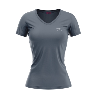 Kadın %100 Pamuk T-Shirt MULIER GRİ - RARU