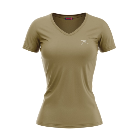 Kadın %100 Pamuk T-Shirt MULIER KAHVERENGİ - 1