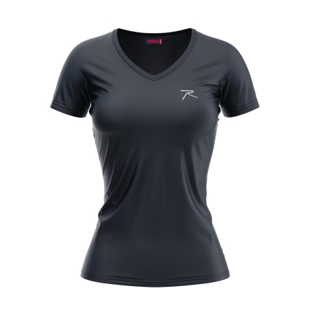Kadın %100 Pamuk T-Shirt MULIER LACİVERT - 1