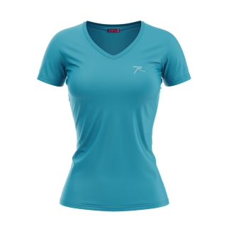 Kadın %100 Pamuk T-Shirt MULIER MAVİ - RARU