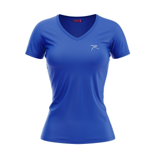 Kadın %100 Pamuk T-Shirt MULIER MAVİ - RARU
