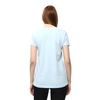 Kadın %100 Pamuk T-Shirt MULIER MİNT - 4