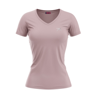 Kadın %100 Pamuk T-Shirt MULIER PEMBE - RARU
