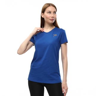 Kadın %100 Pamuk T-Shirt MULIER SAKS - RARU (1)