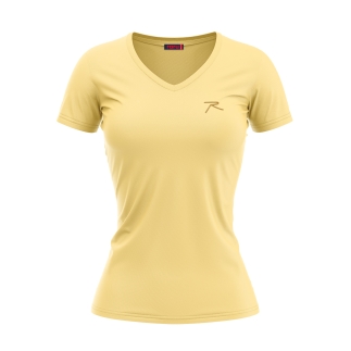 Kadın %100 Pamuk T-Shirt MULIER SARI - RARU