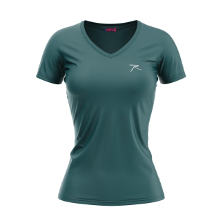 Kadın %100 Pamuk T-Shirt MULIER YEŞİL - RARU