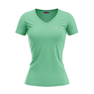 Kadın %100 Pamuk T-Shirt MULIER YEŞİL - RARU