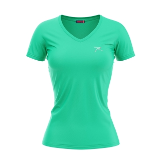 Kadın %100 Pamuk T-Shirt MULIER YEŞİL - RARU