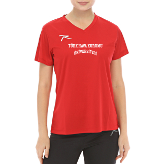 Raru x THKU Kadın T-Shirt VENUS KIRMIZI - RARU