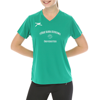 Raru x THKU Kadın T-Shirt VENUS YEŞİL - RARU