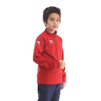 Raru Kid Half-Zip FUGIO Red - RARU (1)