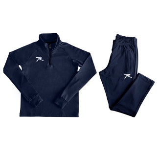 Raru Kid Half-Zip Tracksuit PUER Navy Blue - RARU