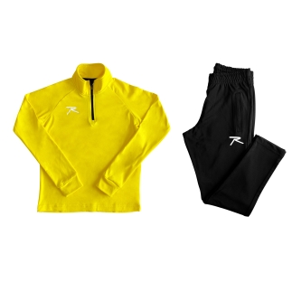 Raru Kid Half-Zip Tracksuit PUER Yellow - RARU