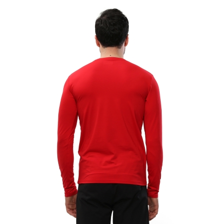 T shirt long rouge top