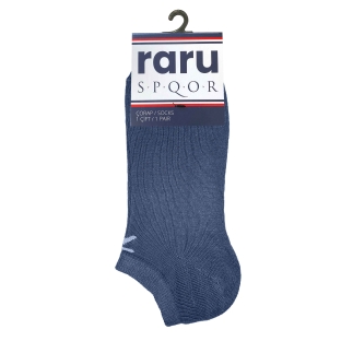 Raru S.P.Q.O.R Ankle Socks Navy Blue - R.WAY