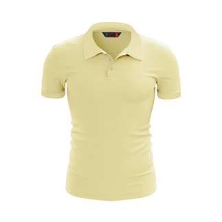 %100 Pamuk Polo T-Shirt IMPERO EKRU - RARU