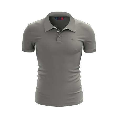 %100 Pamuk Polo T-Shirt IMPERO GRİ - 1