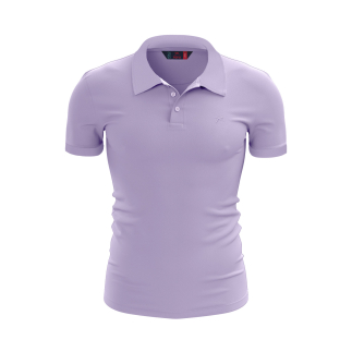 %100 Pamuk Polo T-Shirt IMPERO LİLA - RARU
