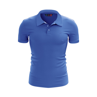 %100 Pamuk Polo T-Shirt IMPERO MAVİ - RARU