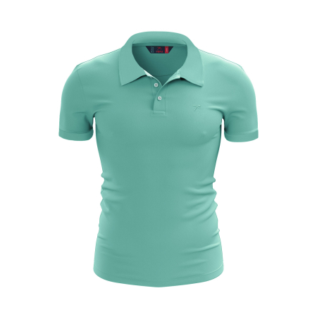 %100 Pamuk Polo T-Shirt IMPERO MİNT - 1