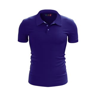 %100 Pamuk Polo T-Shirt IMPERO MOR - RARU