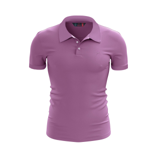 %100 Pamuk Polo T-Shirt IMPERO MOR - RARU