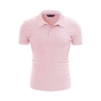 %100 Pamuk Polo T-Shirt IMPERO PEMBE - RARU
