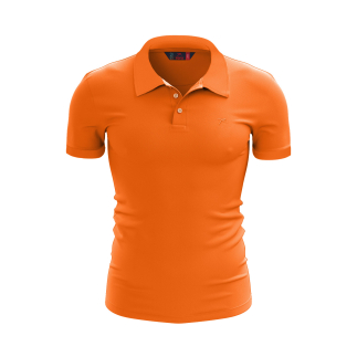 %100 Pamuk Polo T-Shirt IMPERO TURUNCU - RARU