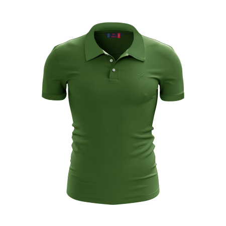 %100 Pamuk Polo T-Shirt IMPERO YEŞİL - 1